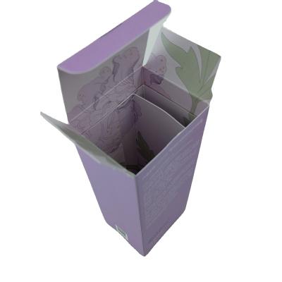 China Recycled Materials Makeup Packaging Small White Folding Card Paper Box Supplier Custom Design Printed LOGO Cosmetics Cardboard Paper Packaging Boxes for sale