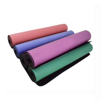 China New Design Fitness Sports PU Natural Rubber Odorless Yoga Mat High Density Non-Slip Anti-Tear Durable In Home Custom Printed With Transportation for sale