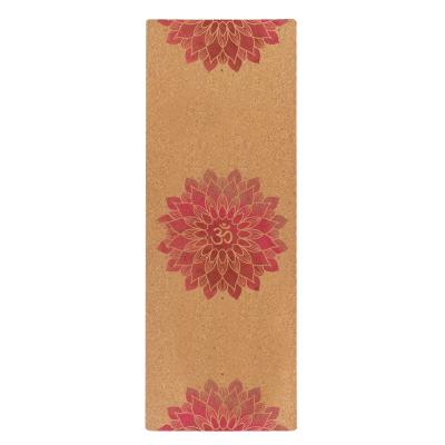 China 2020 Modern Eco Friendly Non Slip Folding Custom Logo 4mm Natural Rubber Cork Sport Fitness Gym Exercise Yoga Mat for sale