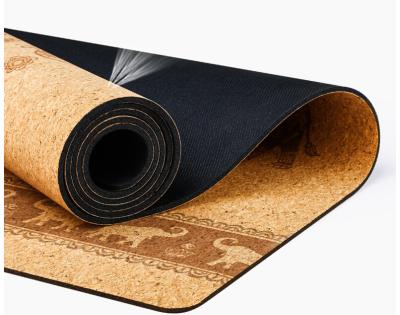 China Factory Price Durable Private Label Eco Friendly Wholesale For Kids Exercise Cork 4mm Natural Rubber Outdoor Yoga Mats for sale