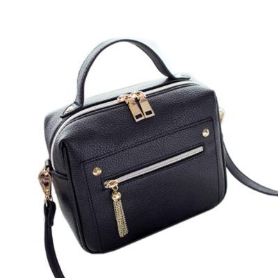 China Hot Selling New Arrival Fashion Metal Zipper Handbag Ladies Smile Messenger Bag Women Crossbody PU Leather Bag for sale