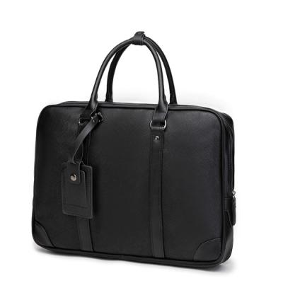 China 2021 Wholesale New Fashion High Quality Business Laptop Tote Bag Soft PU Leather Handbag Briefcase For Men for sale