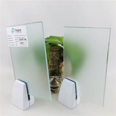 China Free Yard Fingerorint Sandblasted Frosted Glass (FG-TP) for sale