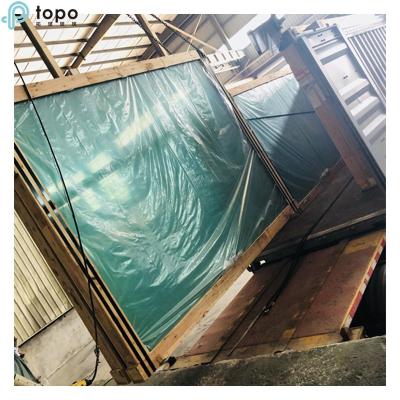 China Acid Etched Glass 25mm Ultra Thick Float Flat Glass For Curtain Wall (W-TP) for sale