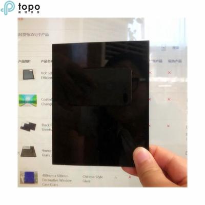 China Contemporary Wholesale 5mm 6mm Black 8mm Float Glass For Building /Black Tempered Glass (CB) for sale