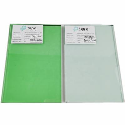 China Hotel 4mm 5mm 6mm 8mm 10mm 12mm Tinted Green Float Glass Samples (C-DG) for sale