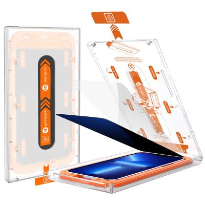 China PC/Notebook For iPhone 13 14 Pro Max Tempered Glass Installation Frame iPhone Film Easy Install Privacy Screen Protector Installation Kit for sale