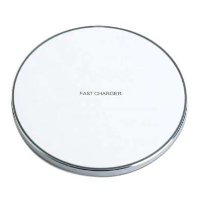 China Mobile Phone Amazon Hot Sale Alloy Adapter 10W Qi Fast Wireless Charger For iPhone for sale