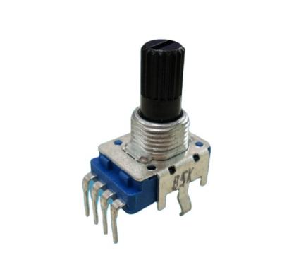 China Click noise; Detents Alps Potentiometer B10k B50k Carbon Film Potentiometer Central Vertical Stereo Volume Control Potentiometer for sale