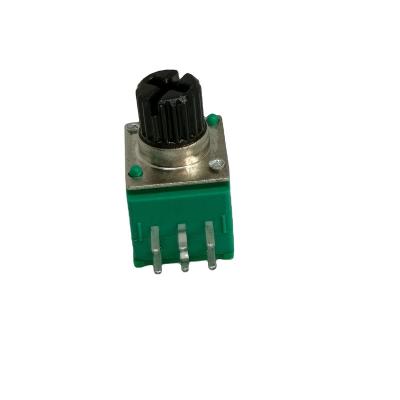 China Click noise; Rv097 B50k 6pin Detents Potentiometer Audio / Center Power Amplifier / Sealing Potentiometer for sale