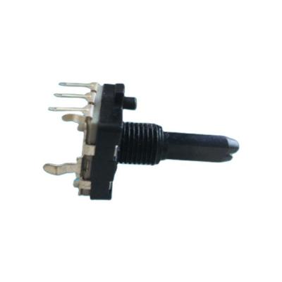 China Dimming 16MM Plastic Handle 3 Pin Elbow 360 Degree Rotary Encoder Switch for sale