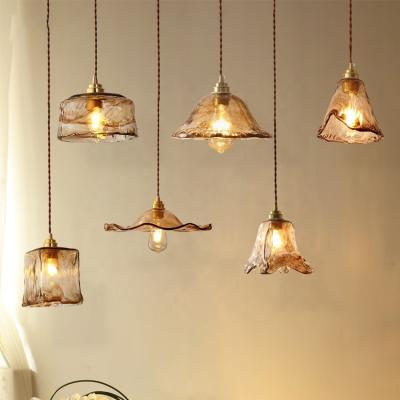 China Modern Creative Glass Home Designer Tasteful Chandelier Pendant Light Brass for sale