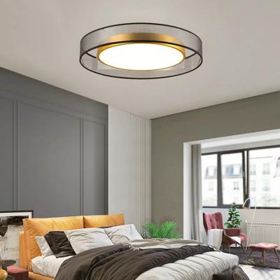 China Nordic simple modern dining room smart office home brass led ceiling light for home for sale