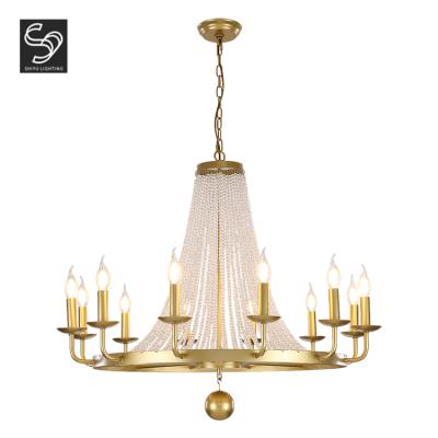 China Unique Art Hot Sale Modern Luxury Pendant Lamp With Kinds Of Styles E14 Crystal Chandelier Lighting for sale