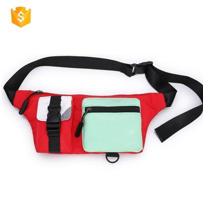 China Small square black crossbody messenger bag Custom Oxford waterproof waist bag men's cross-body bag fashion bag outdoor men fanny pack Crossbody Earphone bag for sale