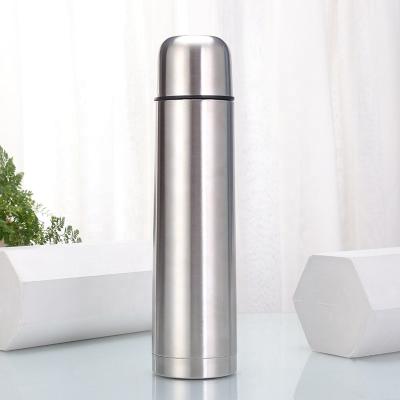 China PORTABLE Large Capacity Bullet Flask Outdoor Sports Stainless Steel Thermos Water Bottle for sale