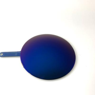 China Cheap Simple Mirror Lenses Customized Logo Sunglasses Optical Lenses Hard Coating PC Mirror Coating Lenses for sale