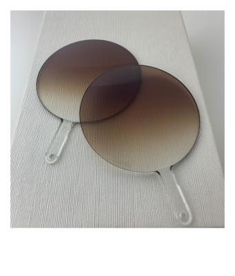 China Simple Clear Optical Coating Single Vision Polycarbonate-PC Gradient Colored Sunglasses Lenses for sale