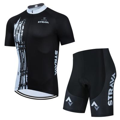 China 2021 Bicycle Cycling Uniform Short Sleeve Mountain Bike Cycling Clothing Cycling Breathable Cycling Suit Road Bike Cycling Uniform Summer for sale