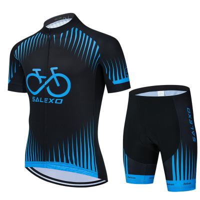 China 2021 Breathable Cycling Clothing Men's Road Bike Tank Top Set Triathlon Ropa Ciclismo Summer MTB Team Clothes Short Sleeve Uniform for sale