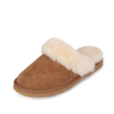 China Fashion\Comfortable\Durable Factory Price Winter Home Sheepskin Slippers For Women for sale