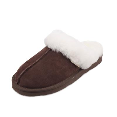 China Fashion Soft \ Cheap Leather Home Custom Made Comfortable \ Durable Ladies Winter Slippers For Women for sale