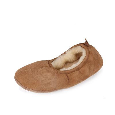 China Fashion\Wholesale sheepskin slipper women indoor shoes comfortable\durable with soft outsole for sale