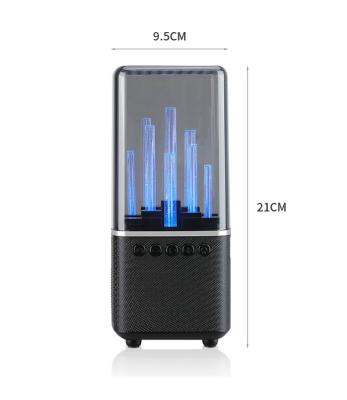 China Creative New Product Game Video Colorful Led Speakers Waterproof Wholesale Outdoor Wireless Stereo Wireless Speaker With Led Light for sale