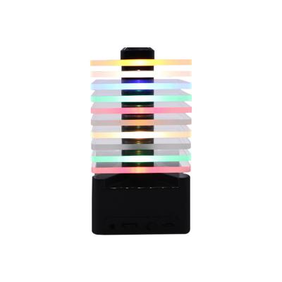 China Creative New Product Game Video Colorful Led Speakers Waterproof Wholesale Outdoor Wireless Stereo Wireless Speaker With Led Light for sale