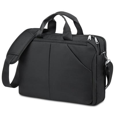 China Custom Large Capacity Laptop Bag Shockproof Nylon Laptop Briefcase With Shoulder Straps for sale