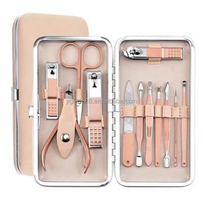 China Professional Durable 18pcs/set Stainless Steel Nail Clipper Set Manicure And Pedicure Kit for sale