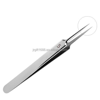 China Professional Adult Squeeze Whelk Blackhead Acne Needle Beauty Tweezers for sale