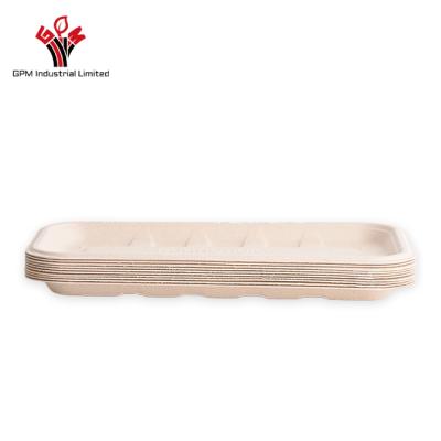 China Waterproof Durable Stick Paper Alloy Non Defrost Quick Thawing Tray Meat Fish Frozen Food Dish for sale