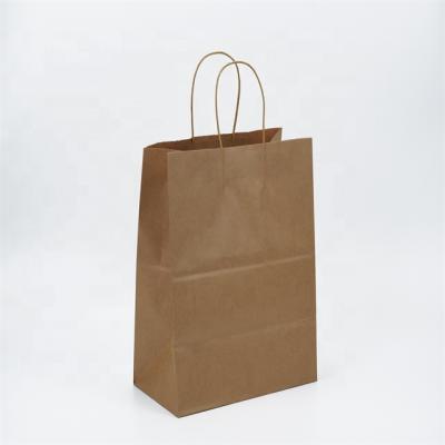 China Recyclable New Design Clear Window Gift Bag Brown Bags for sale