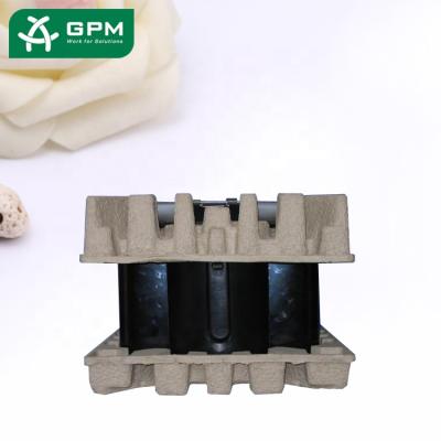 China Recycled Materials Paper Recyclable Eco Biodegradable Molded Pulp Packaging For Mobile Phone for sale