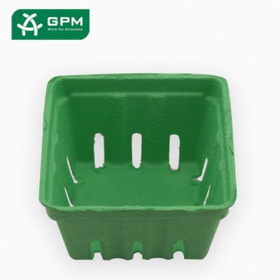 China Biodegradable Fresh Fruit And Vegetables Pulp Boxes Pulp Food Tray for sale