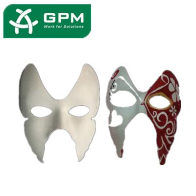 China Cheap Party Mask China Factory Price White Paper Mache Mask for sale