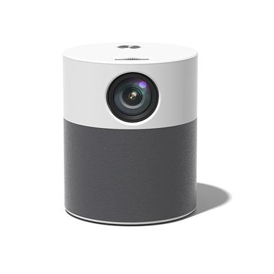 China Internet Prepare New Amazon Design Round Shape Android 1080P Portable Home Projector for sale