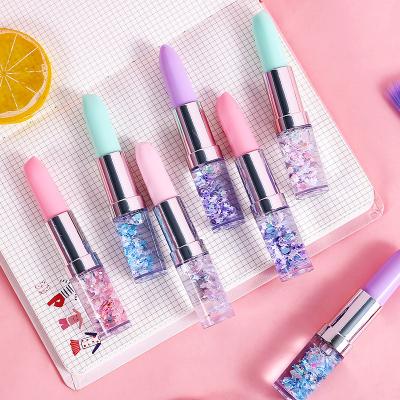 China Promotional blue pen 0.5mm ink a wide variety of models novelty lipstick pen lipstick gel ink pen hot selling products for sale