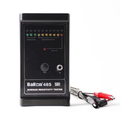 China BAKON Surface BK485 Resistance Tester White Lightweight Electrostatic Tester BK485 for sale