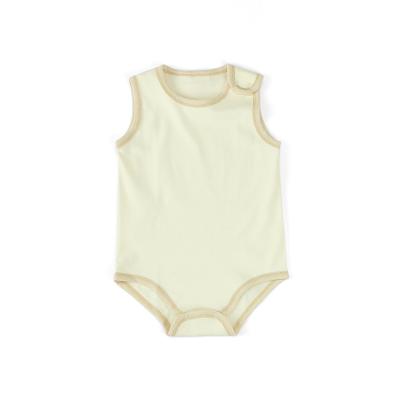 China Spandex / Cotton Ready To Ship Newborn Baby Clothes Sleeveless Rompers Cotton Kids Clothing for sale