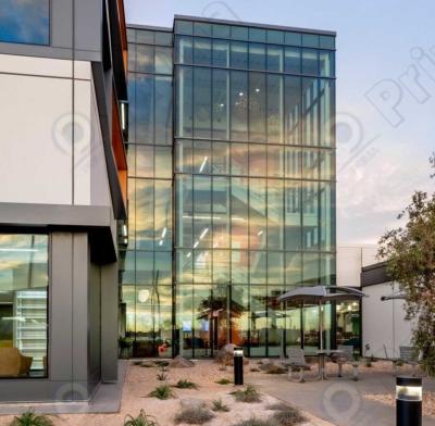 China Modern Prefab Glass Facade System Double Glazed Curtain Wall for sale