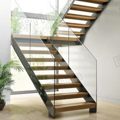 China China Modern Wholesale Riser Wooden Stair Step For Double Stringer Straight Staircase for sale