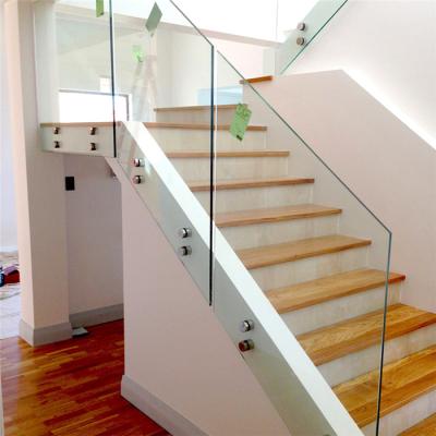 China Modern Contemporary Single Stringer Stairs / Mono Stringer Stairs for sale