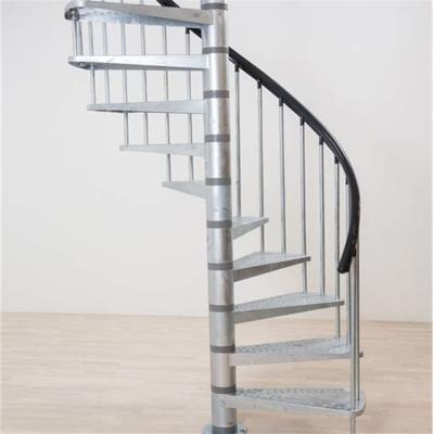 China Modern Modern Stairs Design Indoor Prefab Steel Spiral Stairs for sale