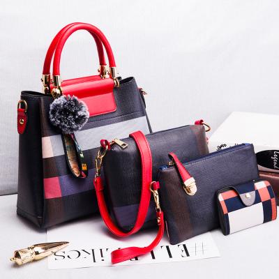 China 2022 Fashion Designer Tote Bag Set Women Shoulder Bags Quality Handbags Set Set for sale