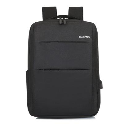 China Waterproof 2022 Business Travel Simple Style Backpack Water Resistant Usb Laptop Backpack Bag for sale