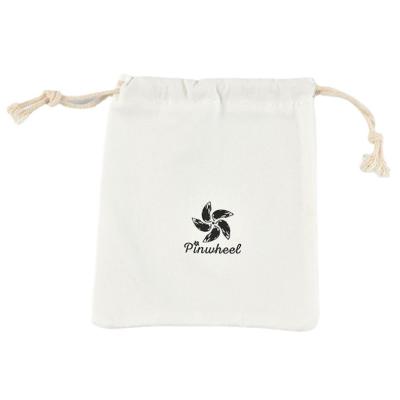 China Wholesale Custom Logo Cotton Jewelry Dust Bag Drawstring Gift Bag Vintage Polyester Canvas Jewelry Bag for sale