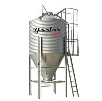 China Poultry Farm Yuyun Sanhe High Quality Silo Chicken Feed Hot Galvanized Steel Silo For Poultry Farm for sale