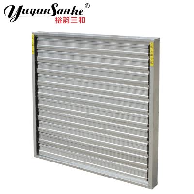 China High quality product YUYUN SANHE axial fan combinated louver galvanized galvanized ventilation window for sale for sale